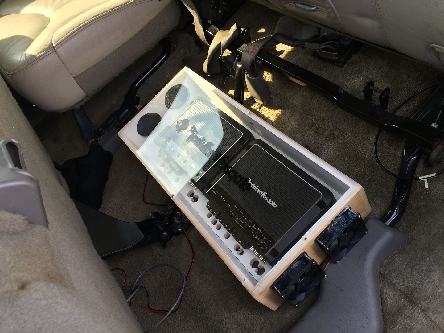 How to build a Self Cooling amp rack (easy) a quick build using Fans